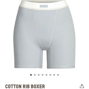 SKIMS cotton rib boxer